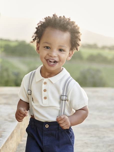 Bébé-T-shirt, sous-pull-T-shirt-Polo en tricot bébé
