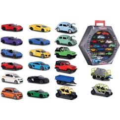 -Coffret 20 véhicules Majorette - Collections Street Car, SOS, Racing - Multicolore - Intérieur - MAJO SET 20PCS