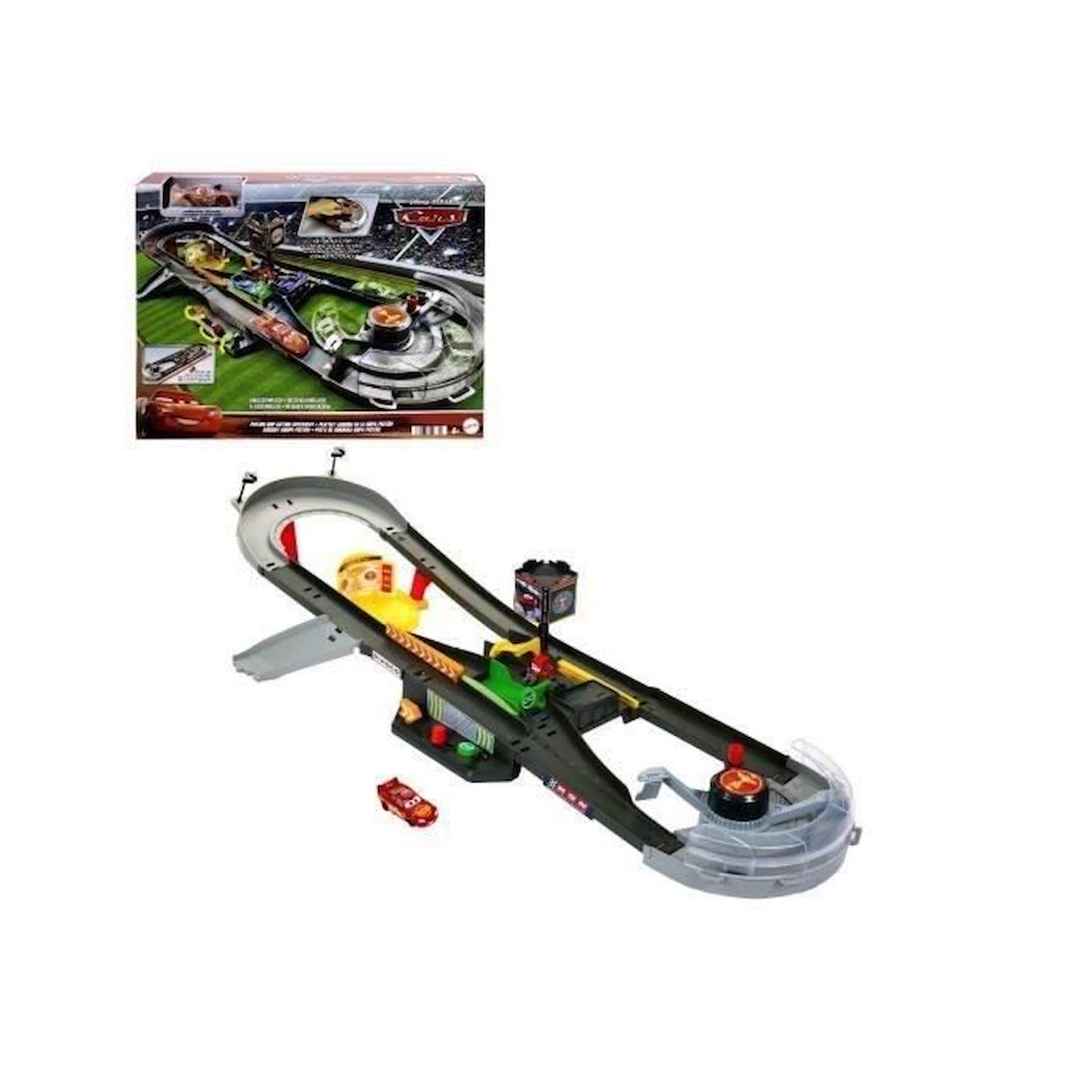 Circuit Course Piston Cup - Mattel - Hpd81 - Mini Véhicules Cars Diecast Gris