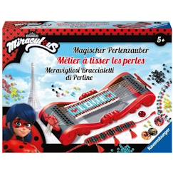 Jouet-Activités artistiques et musicales-Métier à tisser Miraculous - Ravensburger - Loisir créatif enfant - Coffret complet création bracelets - Dès 5 ans