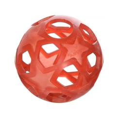 -Jouet - HEVEA - Star Ball en caoutchouc nature - Mixte - Rouge - A partir de 3 ans - Intérieur