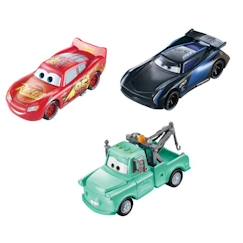 -Pack de 3 mini-véhicules Cars Color Changers - MATTEL - Flash McQueen, Martin et Bobby Swift - 3 ans et +