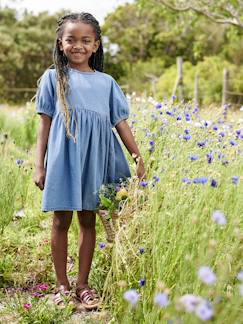 Robe fille manches ballon   - vertbaudet enfant
