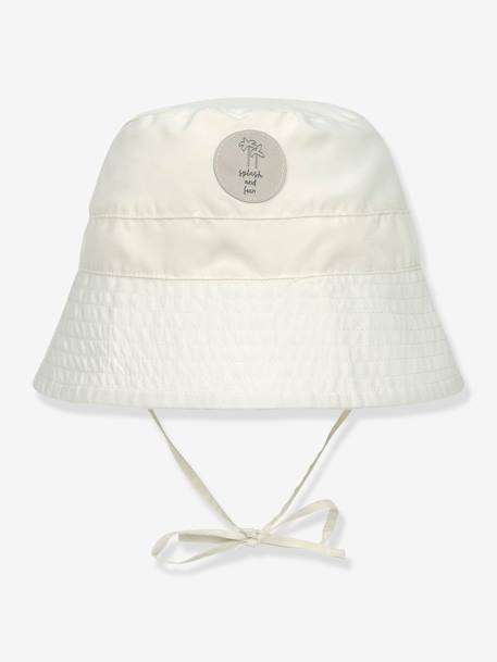 Bob discret anti-UV LÄSSIG écru+rose poudré 1 - vertbaudet enfant 