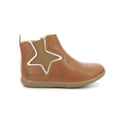 Chaussures-Chaussures fille 23-38-Boots, bottines-KICKERS Boots Vermillon camel