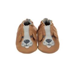 Chaussures-Chaussures bébé 17-26-Premiers pas 17-23-ROBEEZ Chaussons Sweety Dog rose