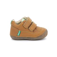 Chaussures-Chaussures fille 23-38-Boots, bottines-KICKERS Bottillons Sostankro camel