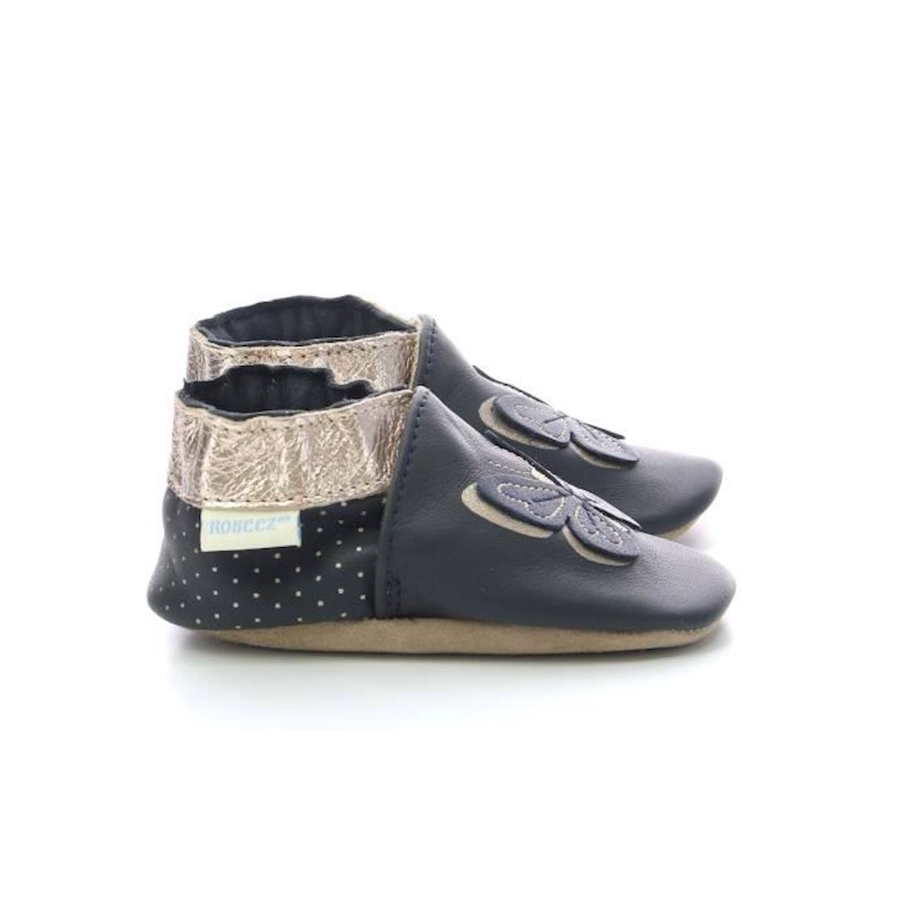 Robeez Chaussons Fly In The Wind Camel Fille Bleu