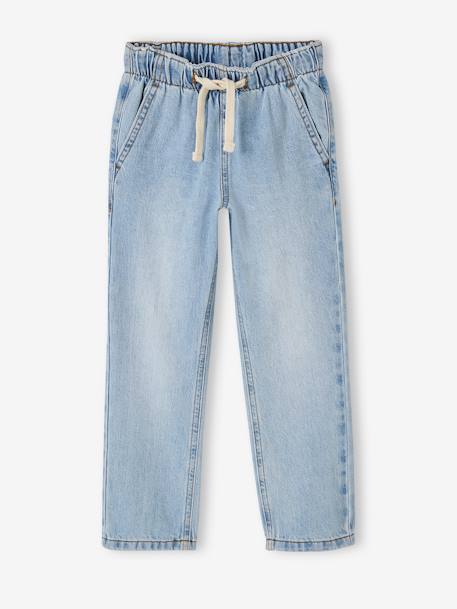 Jean garçon large facile à enfiler denim black+denim bleached+denim brut+gris+stone 11 - vertbaudet enfant 