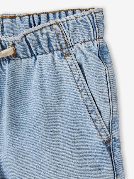 Jean garçon large facile à enfiler denim black+denim bleached+denim brut+gris+stone 13 - vertbaudet enfant 