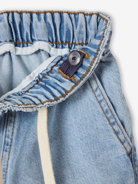 Jean garçon large facile à enfiler denim black+denim bleached+denim brut+gris+stone 14 - vertbaudet enfant 