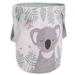 -Panier de rangement enfant - Nattiot - Olsen - Multicolore - 100% Coton - Diam. 30 x Hauteur 40 cm