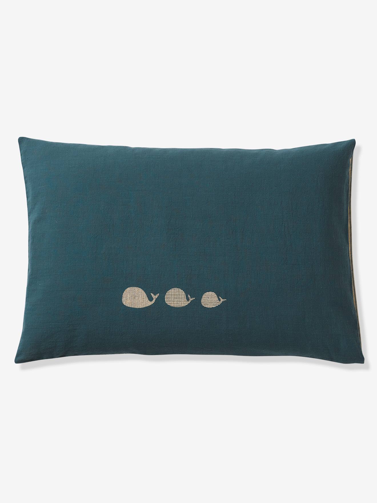 Vertbaudet - Taie d'oreiller bébé NAVY SEA indigo