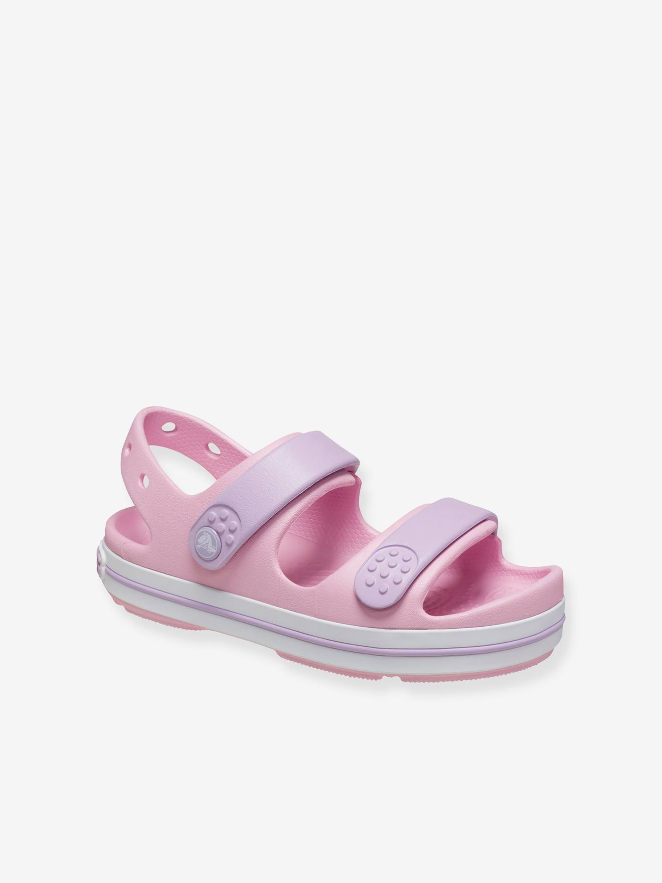 Sabots enfant 209423 Crocband Cruiser Sandal (TM) rose pâle