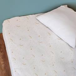 Linge de maison et décoration-Linge de lit enfant-Drap-housse 100% coton HARRY POTTER - ICONIC. Taille : 140x190 cm