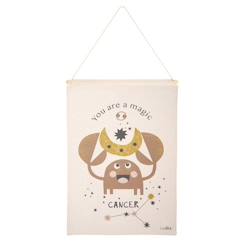 -Décoration murale - Nattiot - Little Cancer - Coton - 40x50 cm - Beige