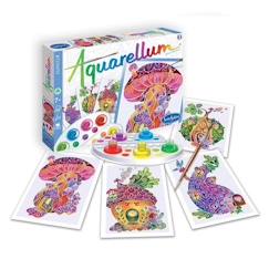 Coffret Aquarellum Junior - SENTOSPHERE - Maisons Lilliputiennes - Tableaux d'aquarelle pour enfants  - vertbaudet enfant