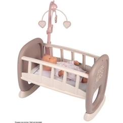 Jouet-Poupons et poupées-Poupons et accessoires-Berceau à barreaux Baby Nurse Smoby - BN BERCEAU A BARREAUX - Pour poupon jusqu'à 42 cm