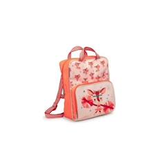 -Sac d'école - LILLIPUTIENS - Super Marius - Orange et beige - Mixte - Enfant