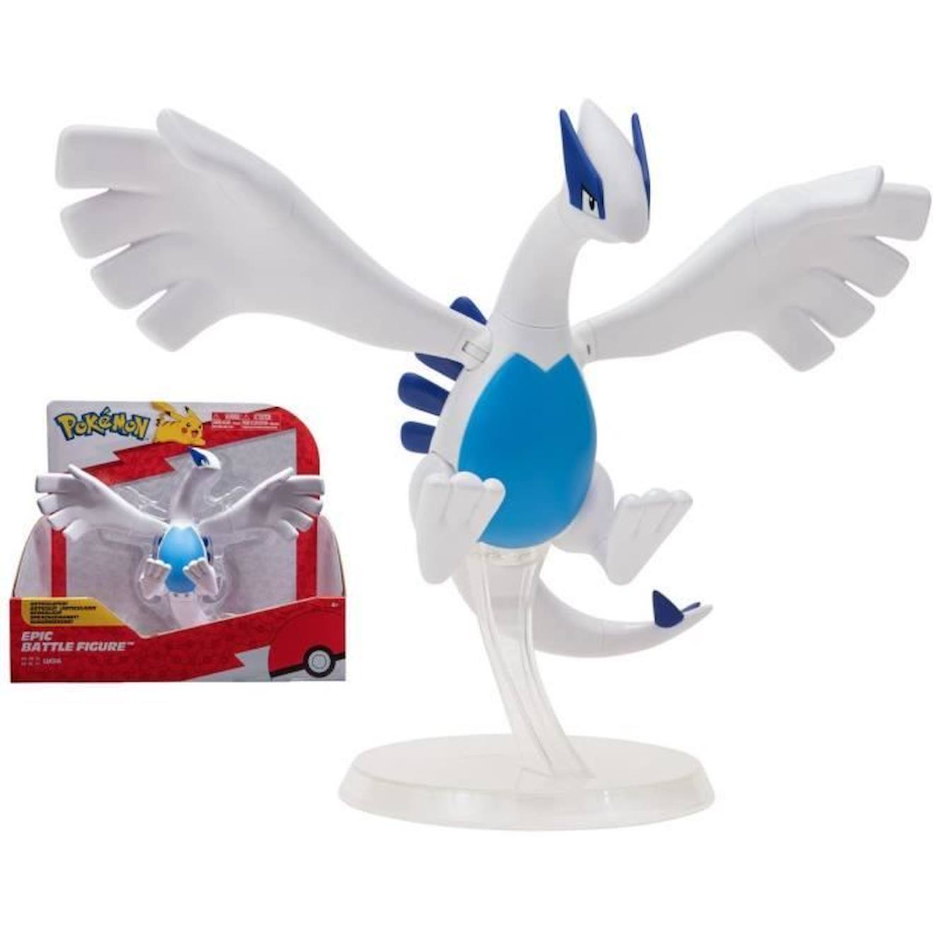 Figurine Pokémon Lugia 30 Cm - Bandai Blanc