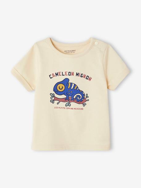Bébé-T-shirt, sous-pull-T-shirt-Tee-shirt caméléon bébé manches courtes