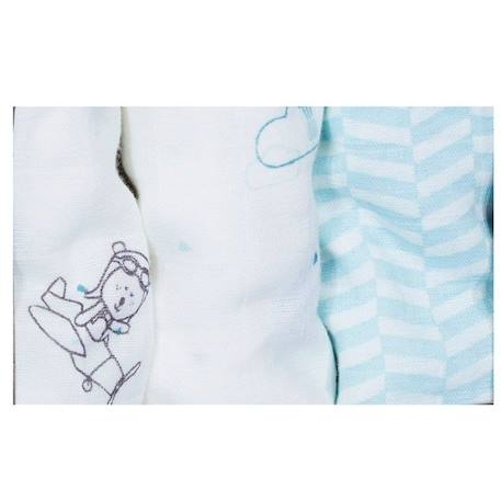 Langes bébé en coton bio blanc BLANC 3 - vertbaudet enfant 