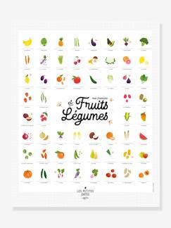 Linge de maison et décoration-Décoration-Affiche Mes premiers fruits et légumes LES PETITES DATES