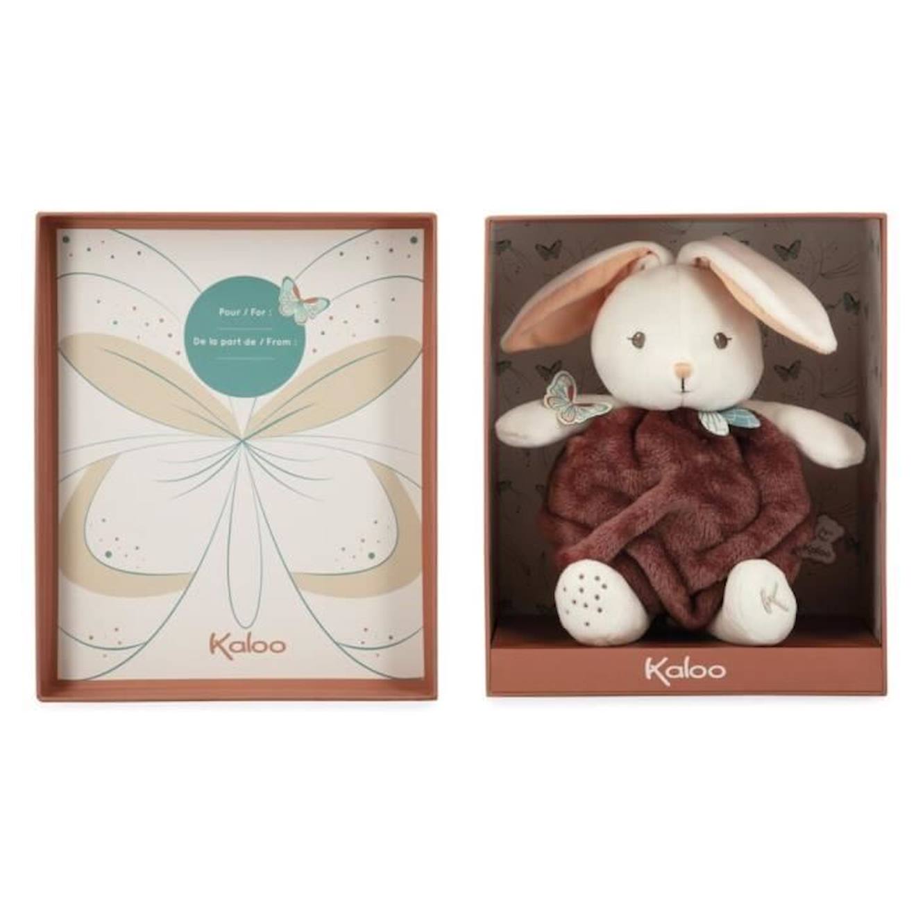 Kaloo Plume Doudou Lapin Cannelle