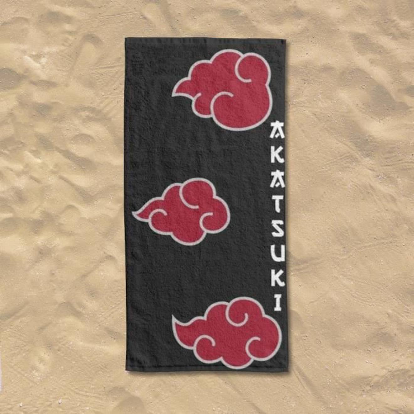 NARUTO SHIPPUDEN Serviette De Plage Naruto Shippuden Akatsuki