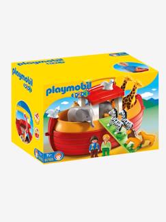 Jouet-Jeux d'imagination-Figurines, mini mondes, héros et animaux-6765 Arche de Noé Transportable Playmobil 1, 2, 3