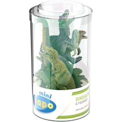 PAPO - Lot de 2 Tubes - 6 Mini Plus Figurines de Dinosaures - Pour Enfant  - vertbaudet enfant