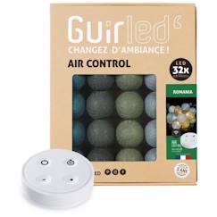 -Guirlande lumineuse - GUIRLED - Air Control - 32 boules - Télécommande - Veilleuse 2h - 4 intensités