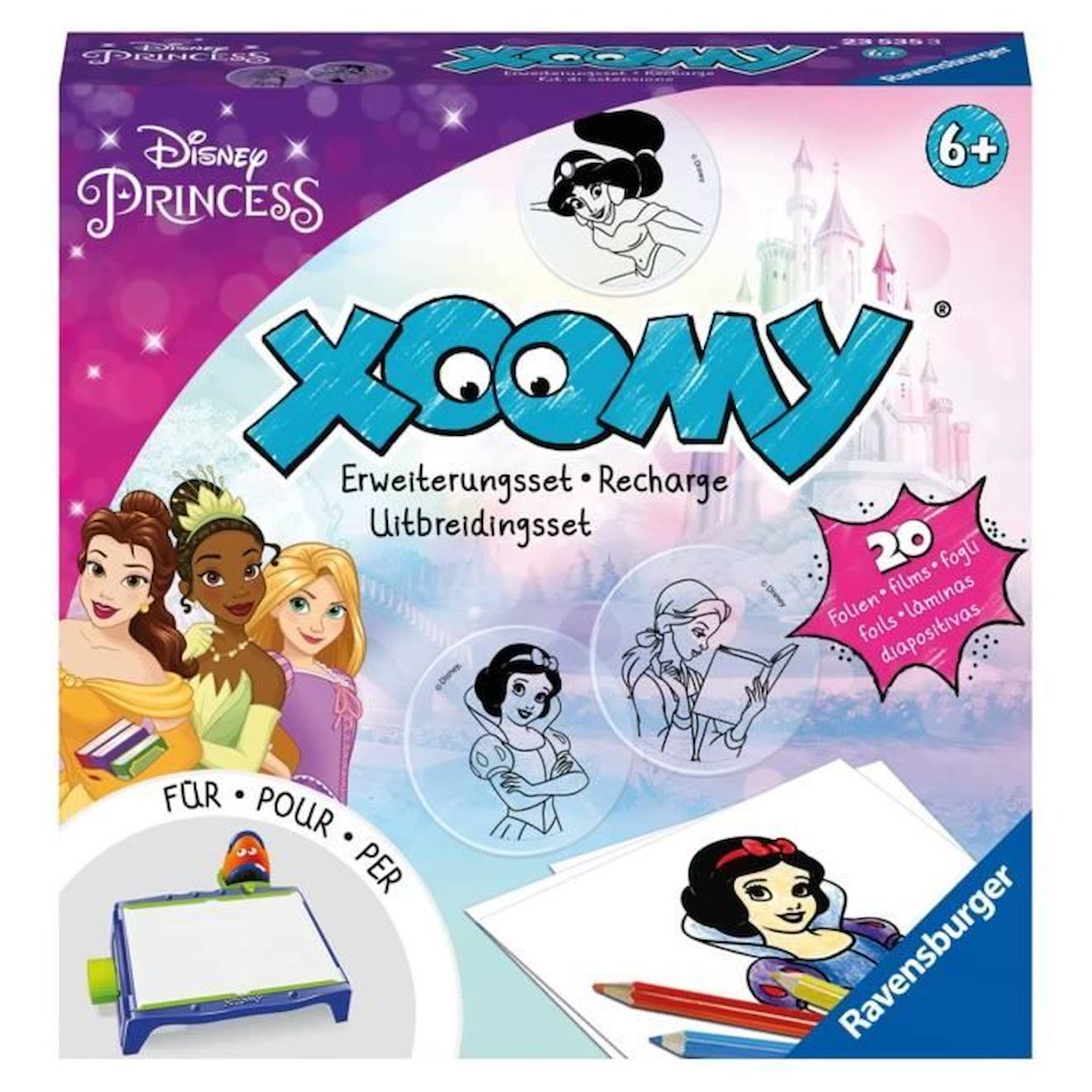 Xoomy Recharge Disney Princesses Blanc