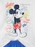 Pyjashort bicolore garçon Disney® Mickey Blanc/bleu 5 - vertbaudet enfant 