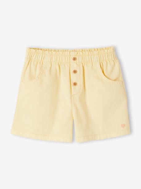 Short couleur fille facile à enfiler blush+jaune pastel+marine 7 - vertbaudet enfant 