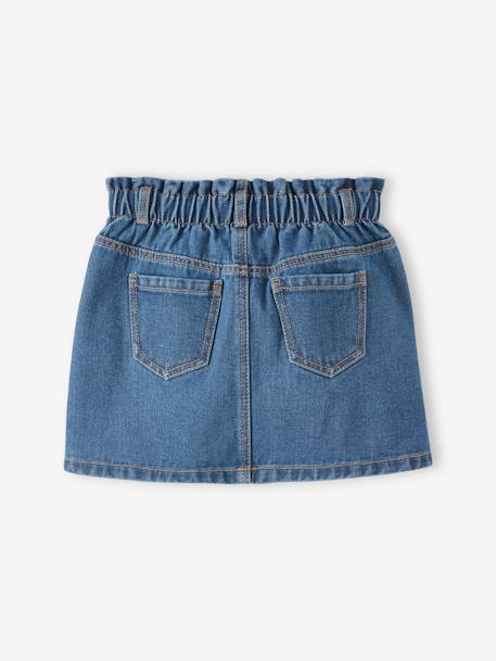 Jupe longue fendue en jean pour fille • Petites Pirates
