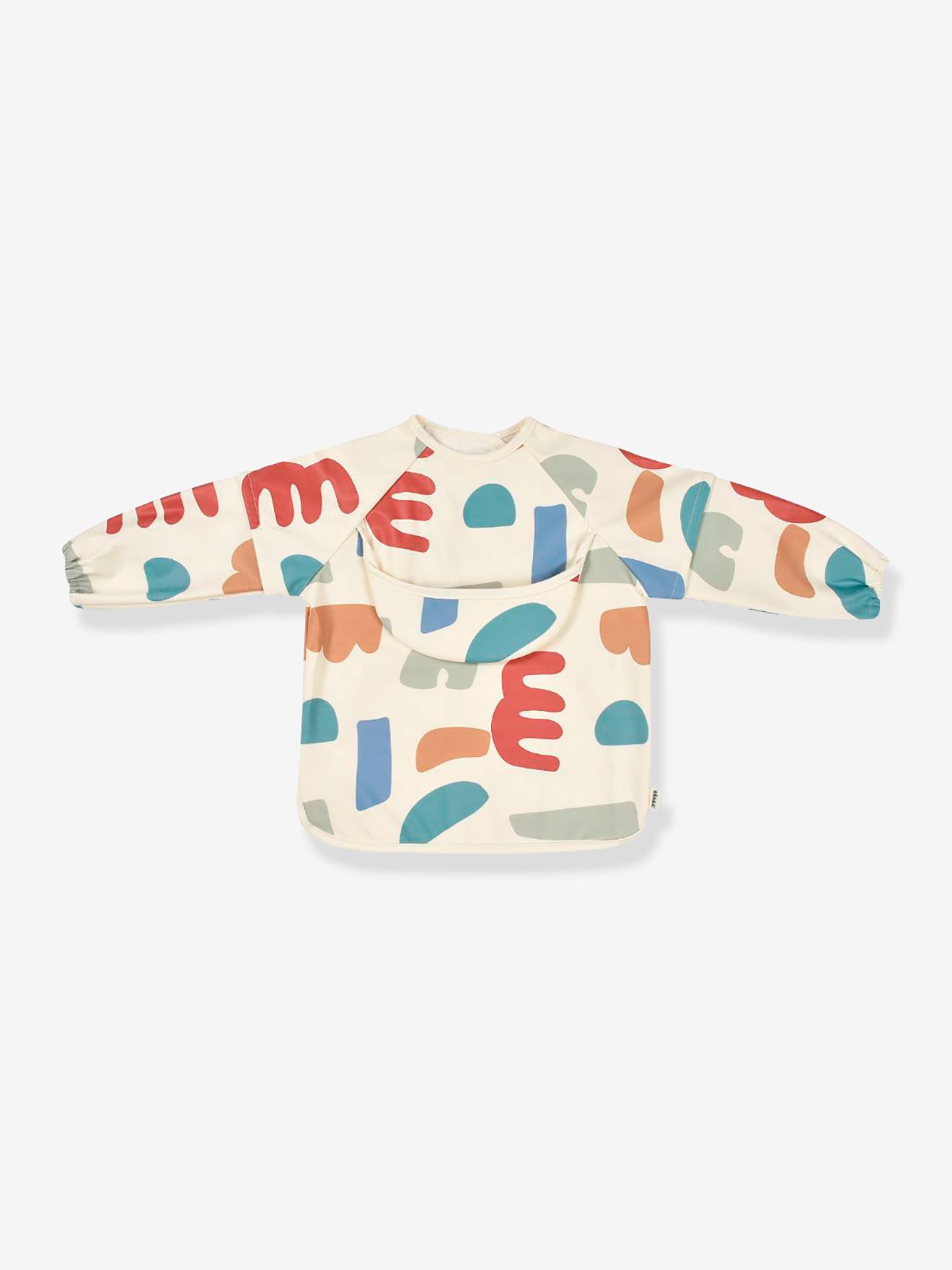 Bavoir à manches évolutif 2 en 1 Playful beige