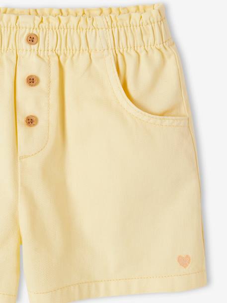 Short couleur fille facile à enfiler blush+jaune pastel+marine 9 - vertbaudet enfant 