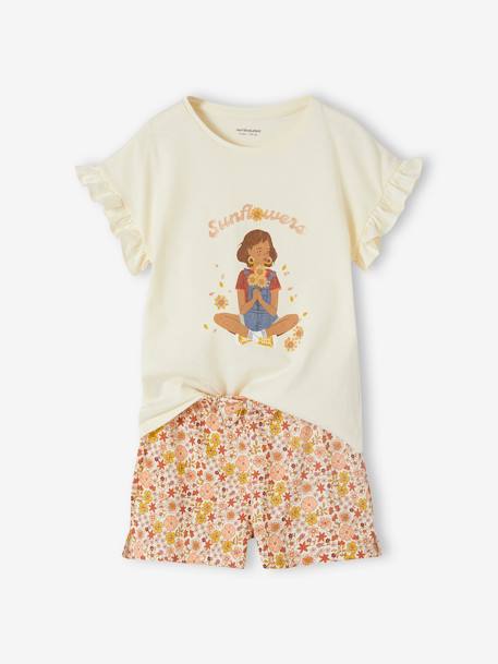 Lot De 2 Pyjamas Fille Velours "Sur Mon Nuage" - Étoiles Et Nuages Doux Et Chauds