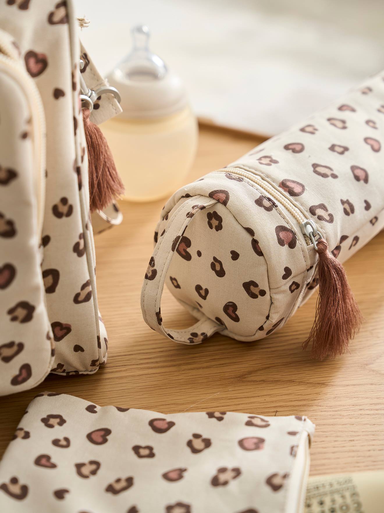 Sac à langer multipoches Family sable (Vertbaudet) - Image 1