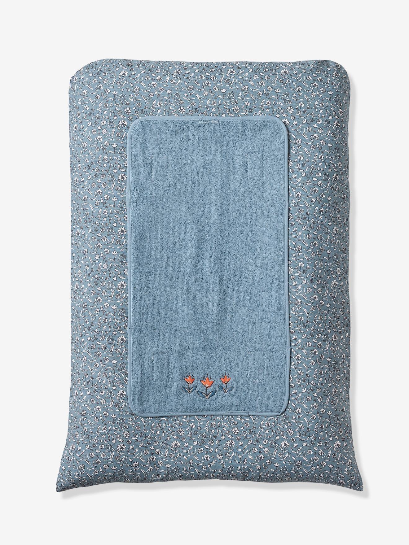 Matelas à langer personnalisable INDIA bleu imprimé (Vertbaudet) - Image 2