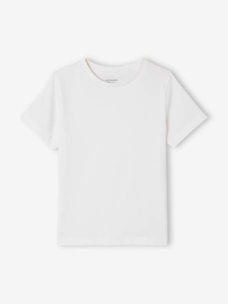 Garçon-T-shirt garçon uni manches courtes