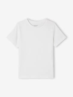 T-shirt uni Basics garçon manches courtes  - vertbaudet enfant