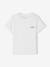 T-shirt uni Basics garçon manches courtes blanc 2 - vertbaudet enfant 