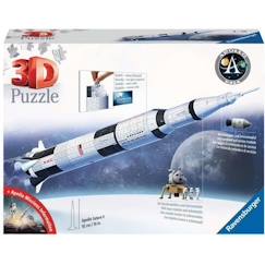 Puzzle 3D Fusée spatiale Saturne V - Ravensburger - 440 pièces - NASA - A partir de 8 ans  - vertbaudet enfant
