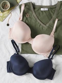Lot de 2 soutiens-gorge satinés grossesse et allaitement  - vertbaudet enfant
