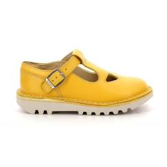 Chaussures-Chaussures fille 23-38-Ballerines, babies-KICKERS Salomés Kick Mary Jane blanc