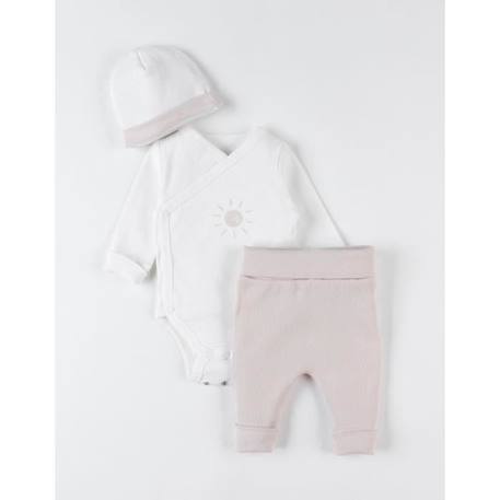 Bébé-Set body + legging + bonnet