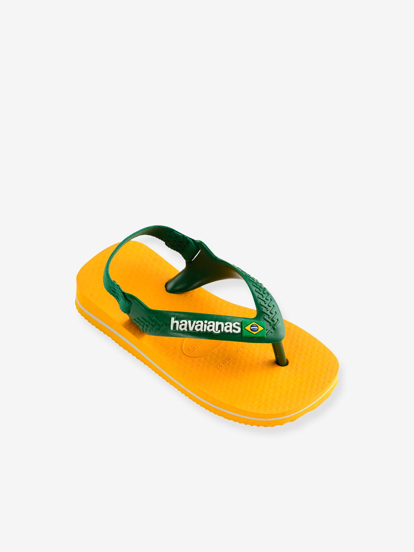 Tongs Baby Brasil Logo Ii Havaianas Jaune