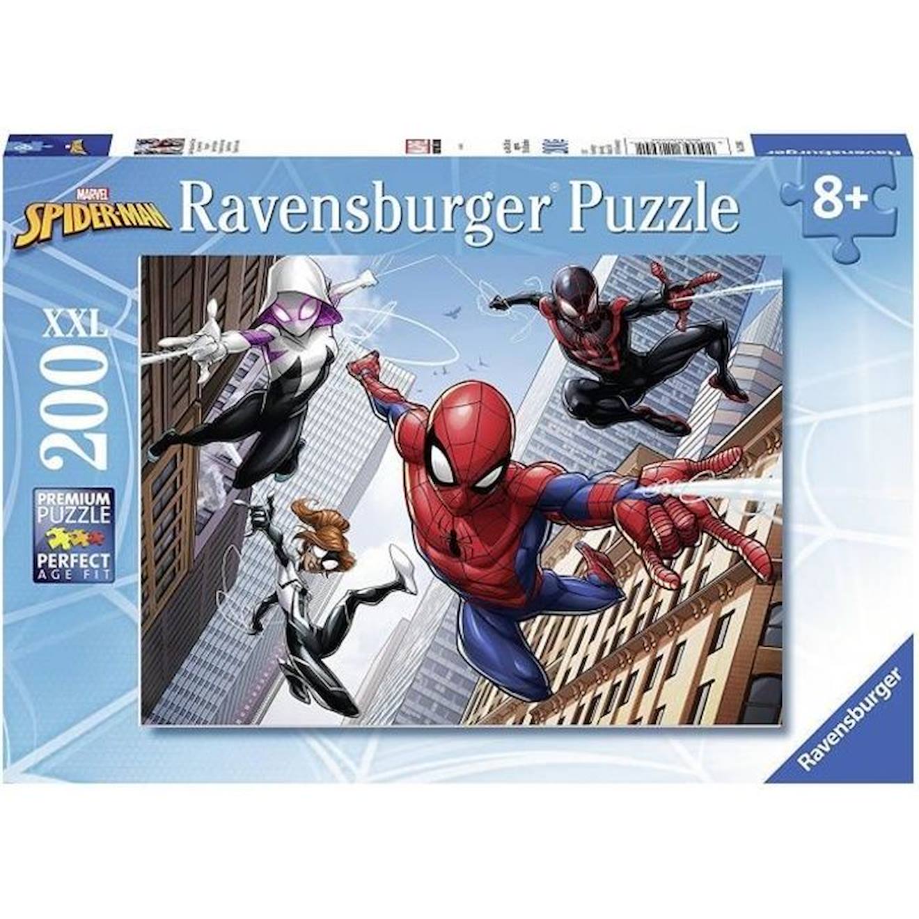 Ravensburger - Puzzle Spider-man 200 Pièces Xxl - Les Pouvoirs De L'araignée - Enfant 8 Ans Et Plus 